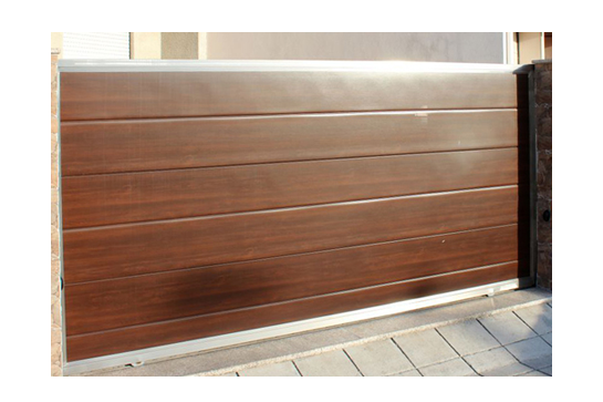 corredera puertasdirect garaje madera - Puertas de garaje seccionales
