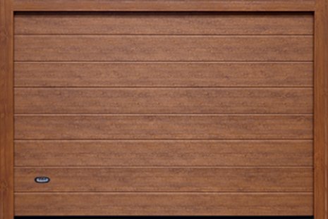 madera acanalada media header 465 - Puerta de garaje automática de madera acanalada media