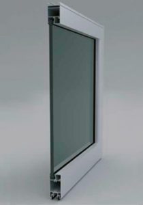 1hoja detalle 3 210x300 - Puerta rápida de cristal de 1 hoja