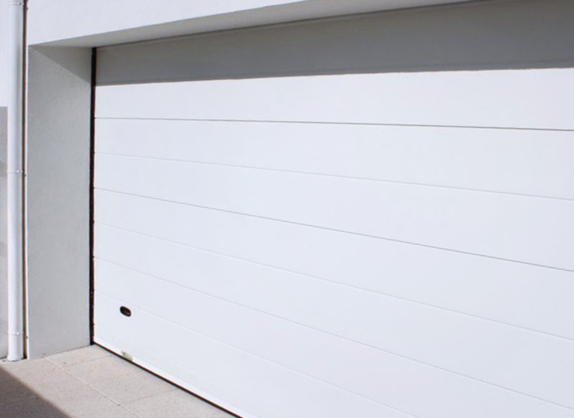 oferta puerta acanalada media blanca - Puertas de garaje baratas por sólo 1100€