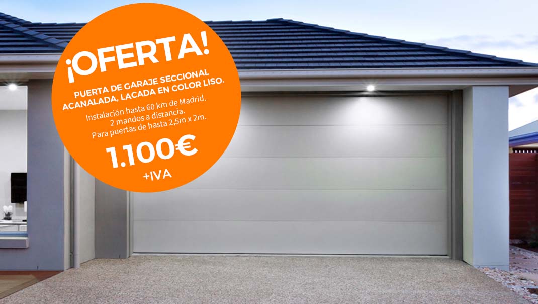 puerta garaje barata madrid 1100 euros tablets - Puertas de garaje baratas por sólo 1100€